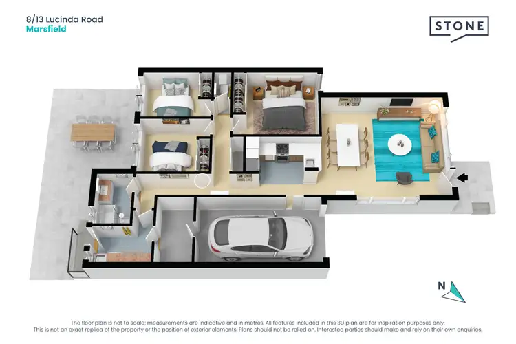 Floorplan of Homely villa listing, 8/13 Lucinda Road, Marsfield NSW 2122