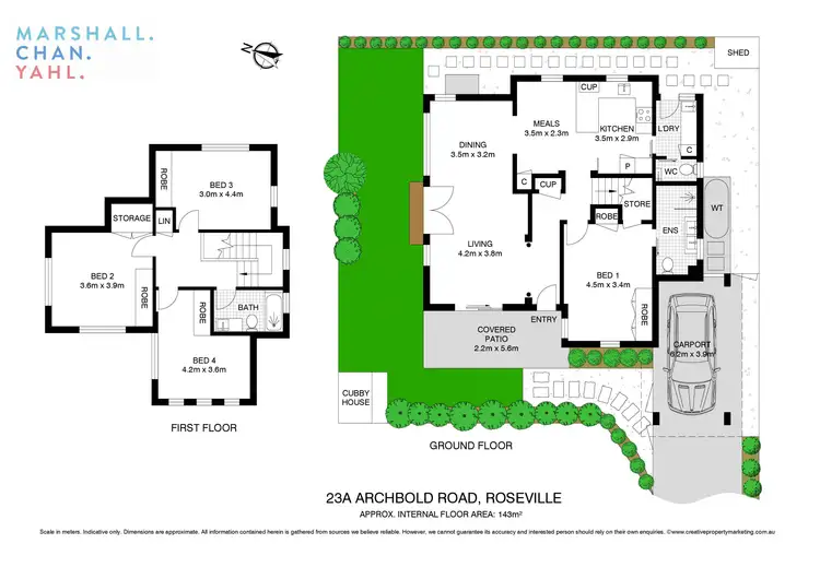 Floorplan of Homely house listing, 23a Archbold Road, Roseville NSW 2069