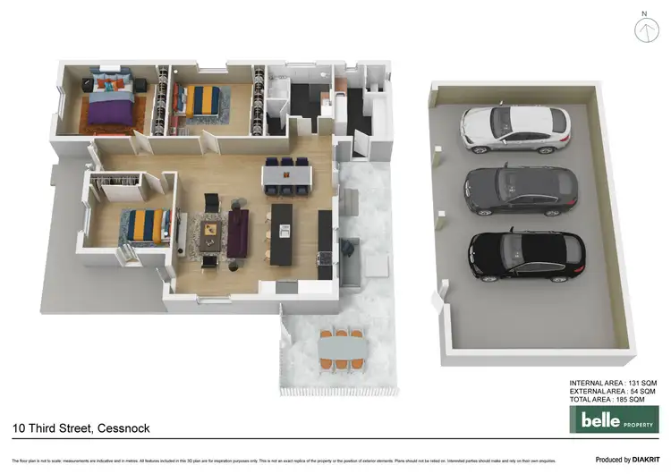 Floorplan of Homely house listing, 10 Third Street, Cessnock NSW 2325