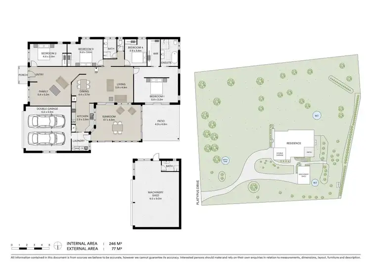Floorplan of Homely rural property listing, 28 Platypus Drive, Uralba NSW 2477