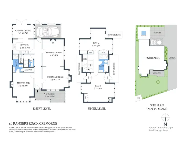 Floorplan of Homely house listing, 49 Rangers Road, Cremorne NSW 2090