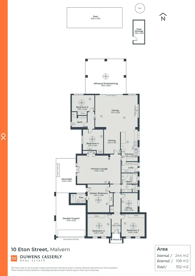 Floorplan of Homely house listing, 10 Eton Street, Malvern SA 5061