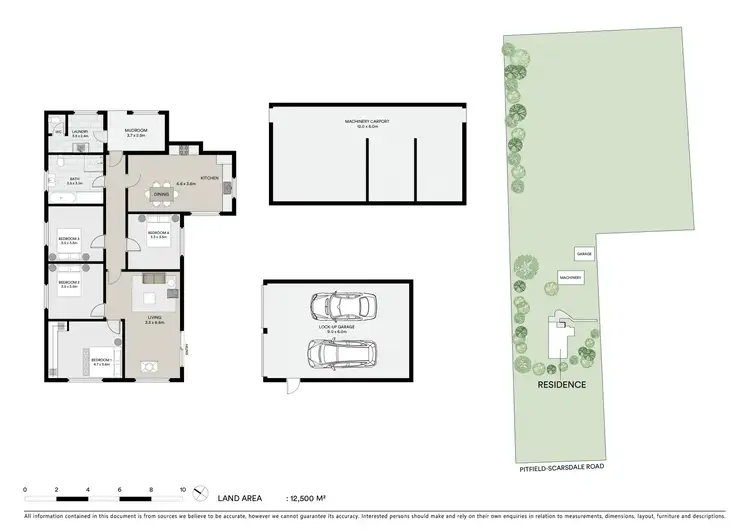 Floorplan of Homely rural property listing, 185 Pitfield-Scarsdale Road, Newtown VIC 3351