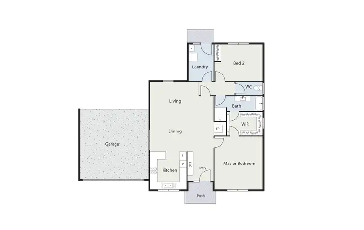 Floorplan of Homely house listing, 35B Woralul Street, Waramanga ACT 2611