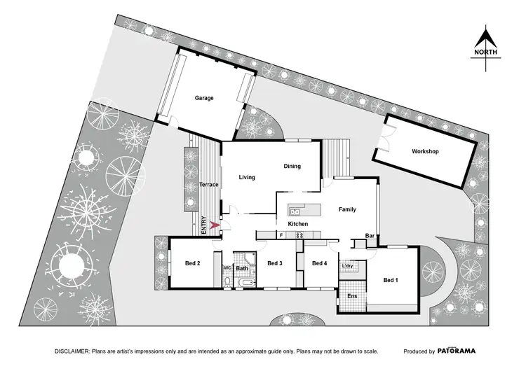 Floorplan of Homely house listing, 3 Peake Place, Curtin ACT 2605