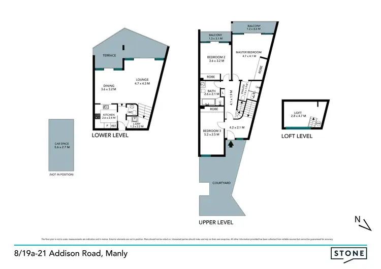 Floorplan of Homely townhouse listing, 8/19A-21 Addison Road, Manly NSW 2095