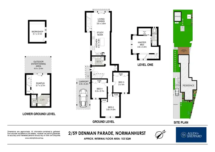 Floorplan of Homely semi-detached listing, 2/59 Denman Parade, Normanhurst NSW 2076