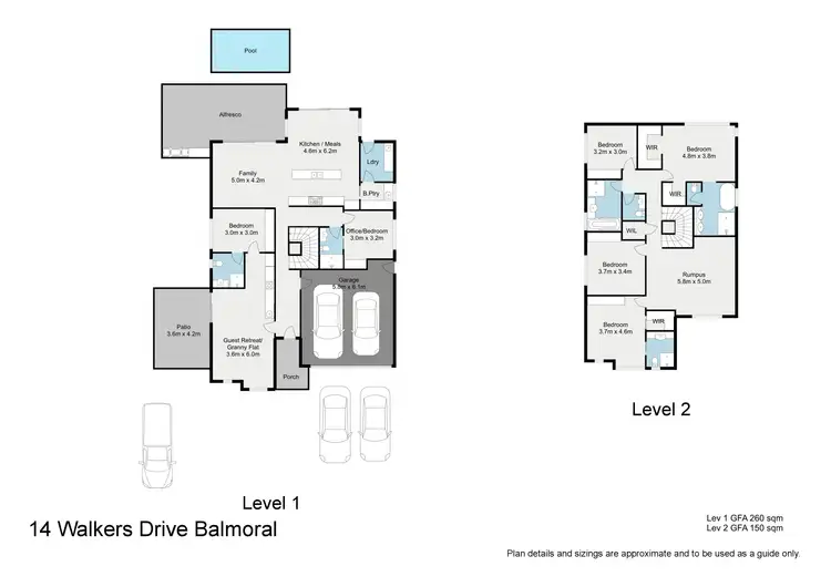 Floorplan of Homely house listing, 14 Walkers Drive, Balmoral QLD 4171
