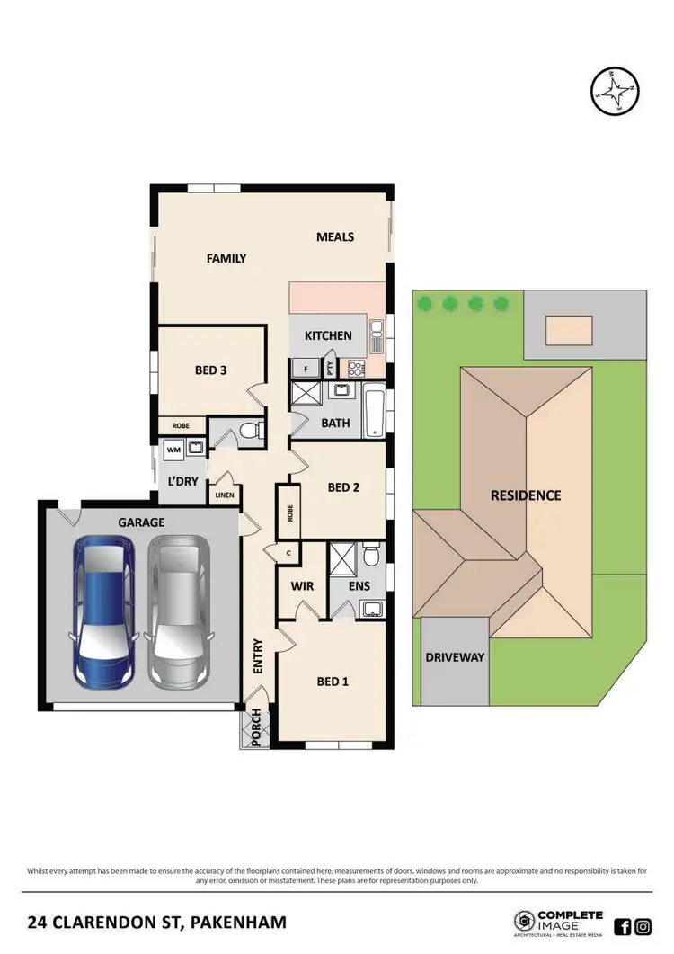 Floorplan of Homely house listing, 24 Clarendon Street, Pakenham VIC 3810