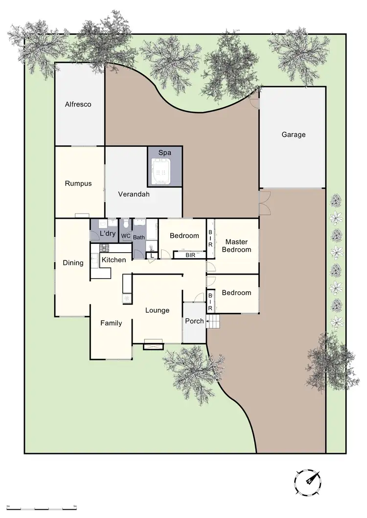 Floorplan of Homely house listing, 9 Manuka Drive, Ferntree Gully VIC 3156