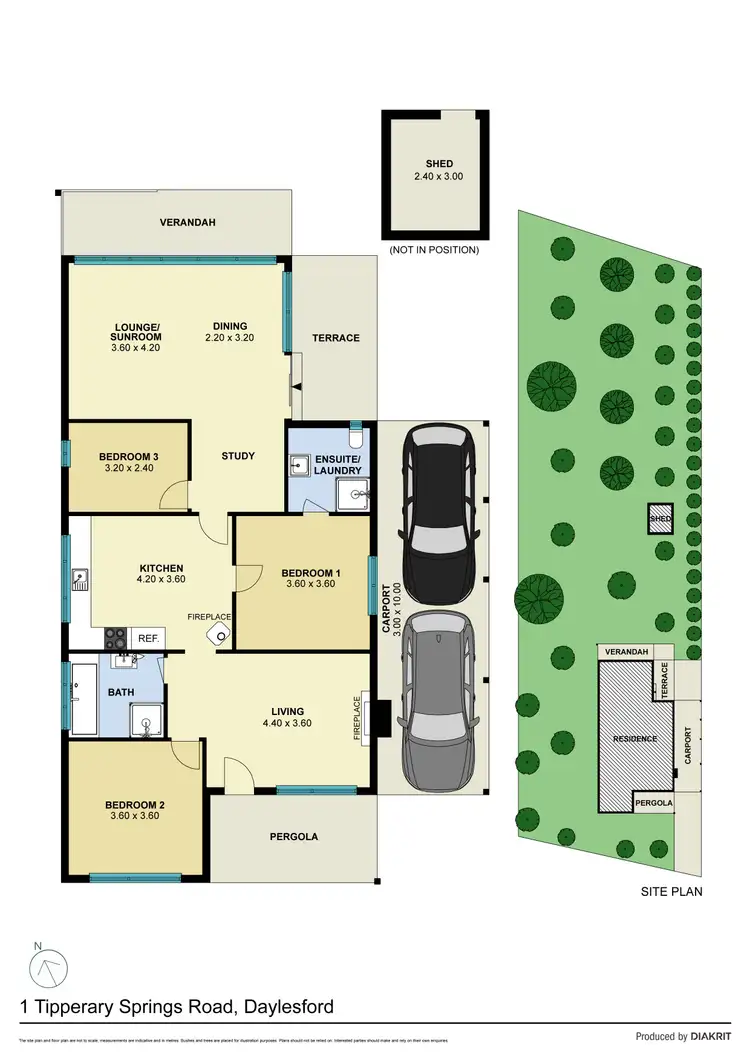 Floorplan of Homely house listing, 1 Tipperary Springs Road, Daylesford VIC 3460