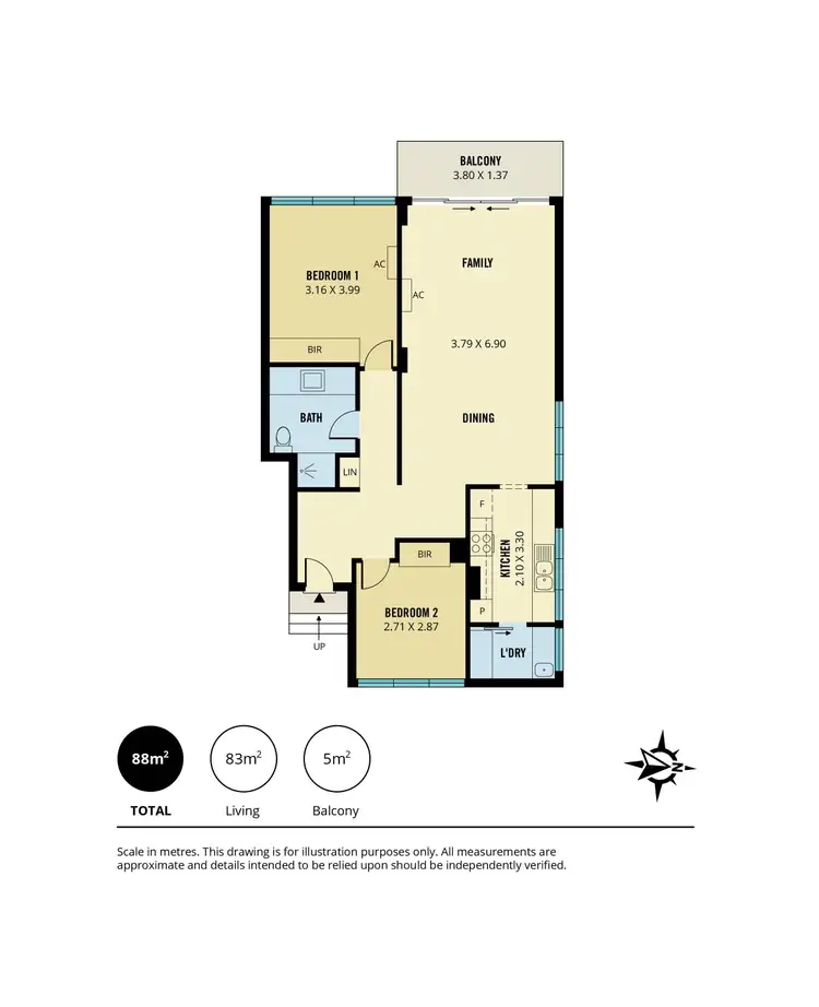 Floorplan of Homely apartment listing, 36/23 Colley Terrace, Glenelg SA 5045