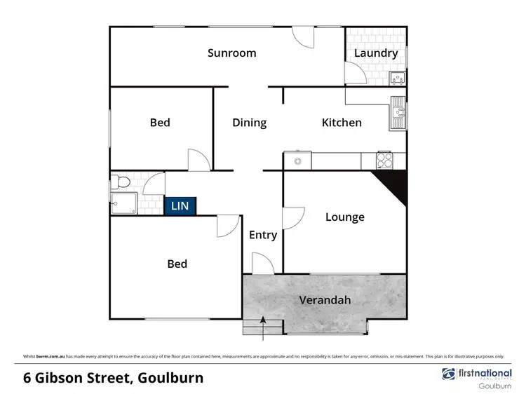 Floorplan of Homely house listing, 6 Gibson Street, Goulburn NSW 2580