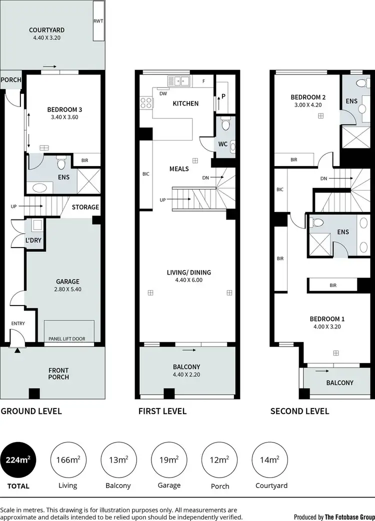 Floorplan of Homely townhouse listing, 4/1A Cane Street, Prospect SA 5082