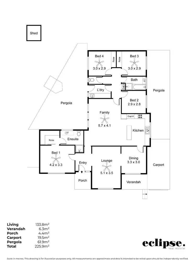 Floorplan of Homely house listing, 7 The Glen, Athelstone SA 5076