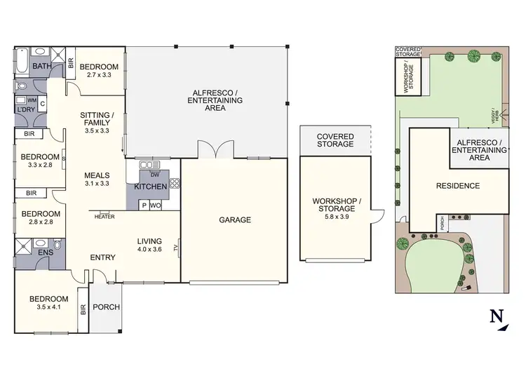 Floorplan of Homely house listing, 31 Highland Avenue, Croydon VIC 3136