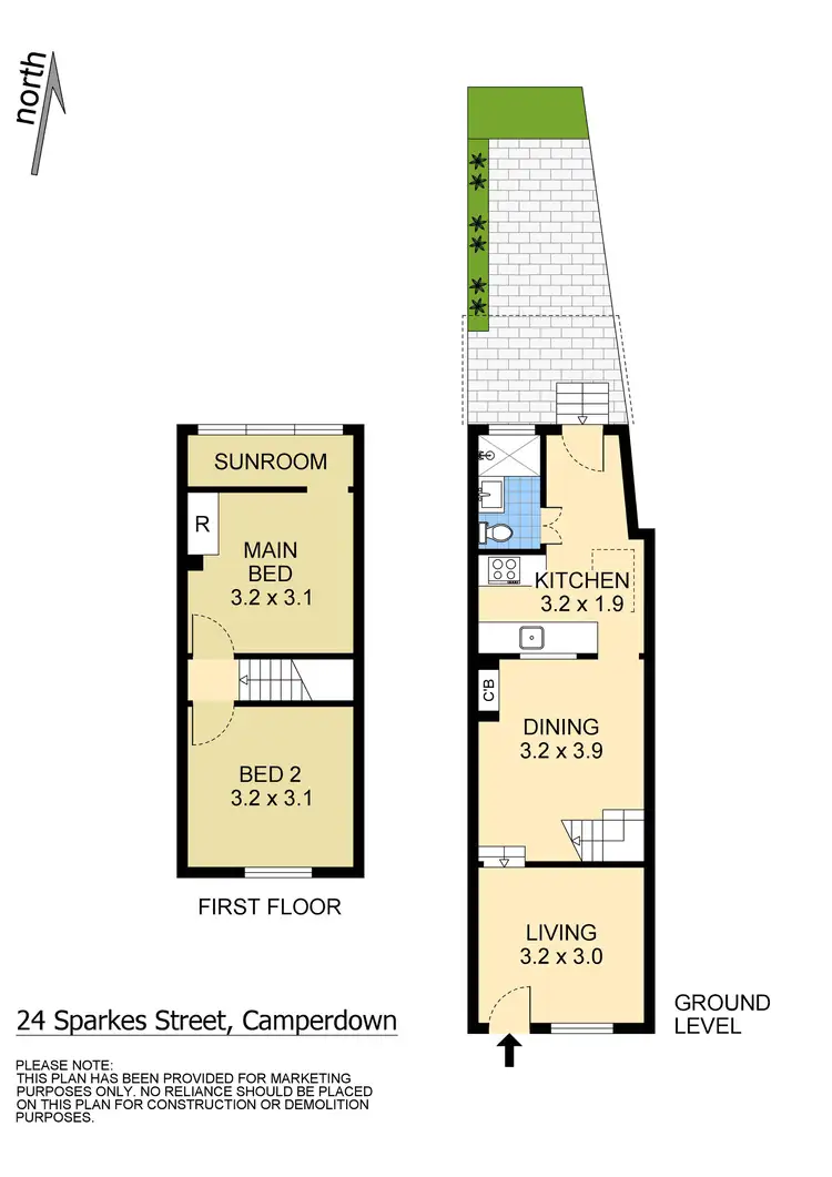 Floorplan of Homely house listing, 24 Sparkes Street, Camperdown NSW 2050