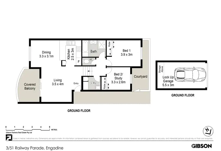 Floorplan of Homely apartment listing, 3/51-57 Railway Parade, Engadine NSW 2233