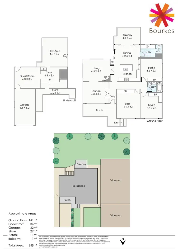 Floorplan of Homely house listing, 23 Simper Crescent, White Gum Valley WA 6162