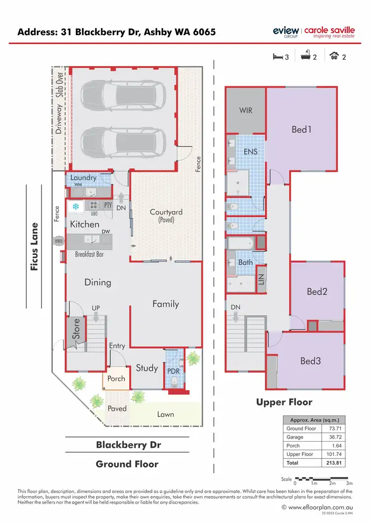 Floorplan of Homely house listing, 31 Blackberry Drive, Ashby WA 6065