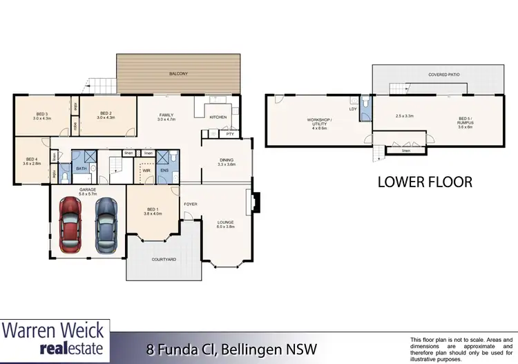Floorplan of Homely house listing, 8 Funda Close, Bellingen NSW 2454