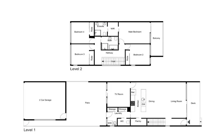 Floorplan of Homely townhouse listing, 46 Edgeworth Parade, Coombs ACT 2611