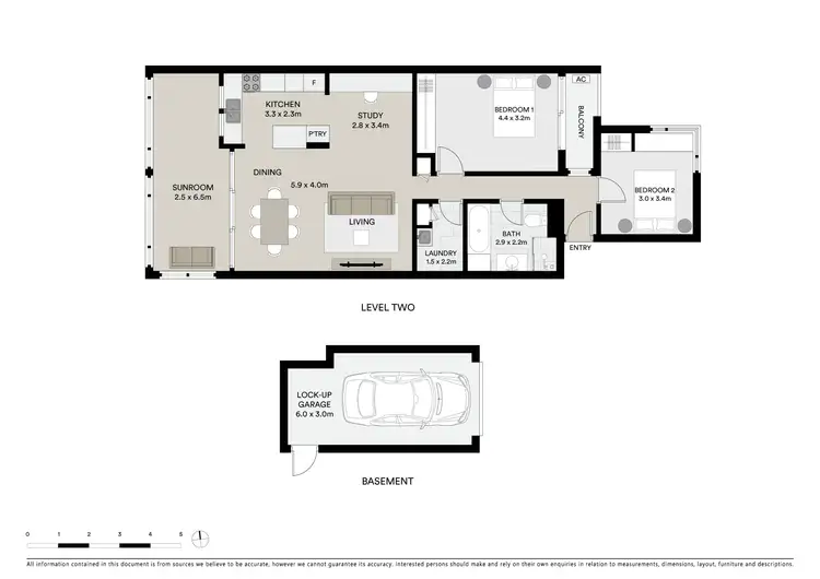 Floorplan of Homely apartment listing, 6/8 Bowen Street, Chatswood NSW 2067
