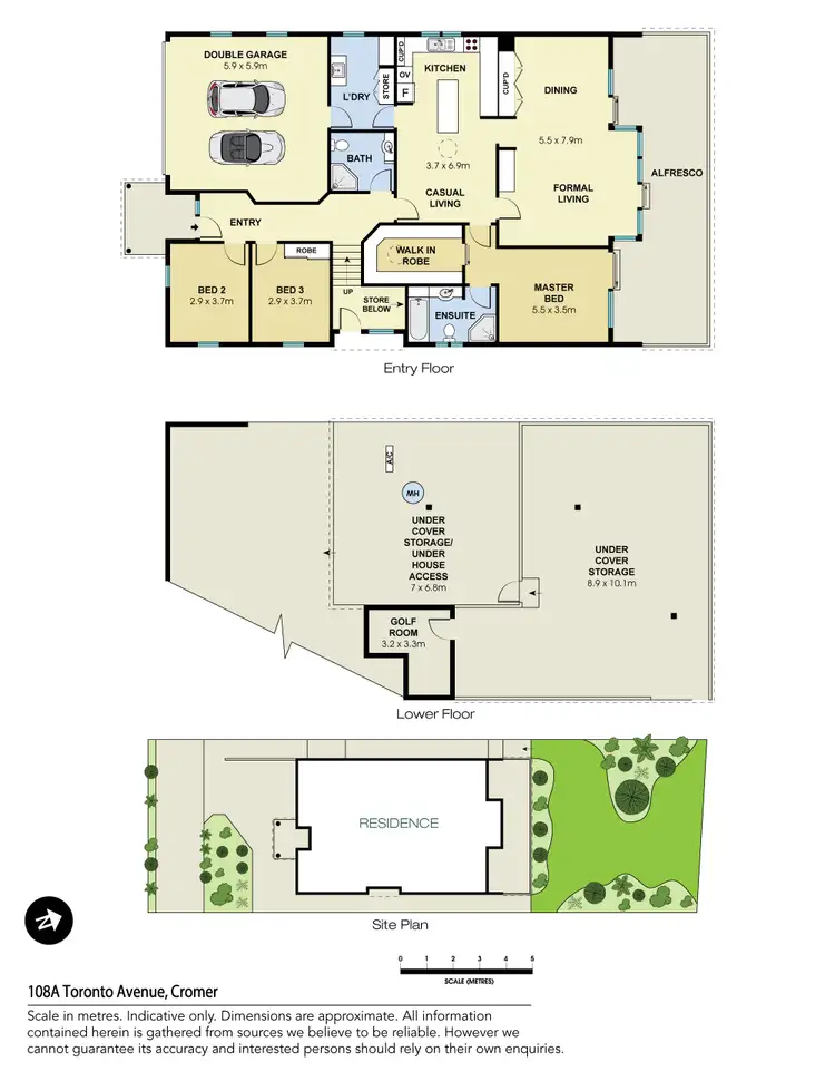 Floorplan of Homely house listing, 108A Toronto Avenue, Cromer NSW 2099