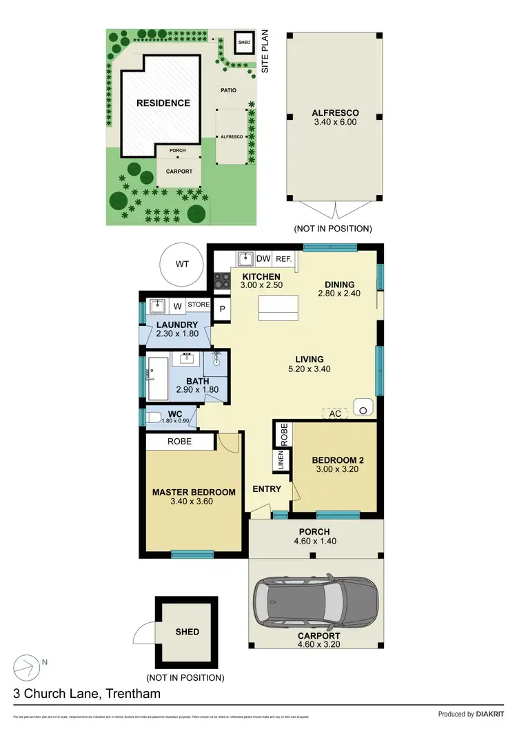 Floorplan of Homely house listing, 3 Church Lane, Trentham VIC 3458
