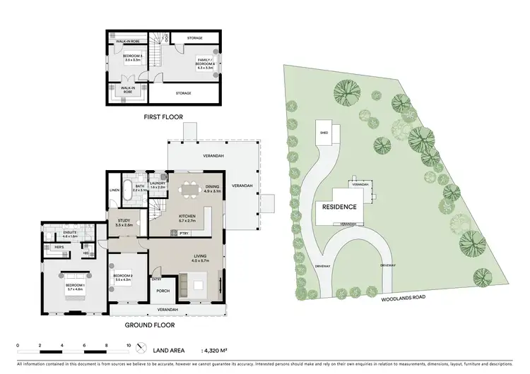 Floorplan of Homely house listing, 4 Woodlands Road, Enfield VIC 3352