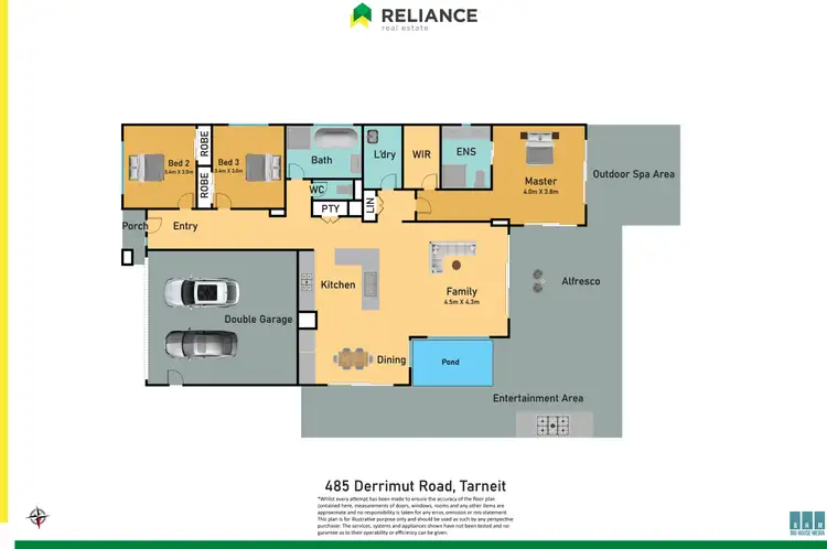 Floorplan of Homely house listing, 485 Derrimut Road, Tarneit VIC 3029