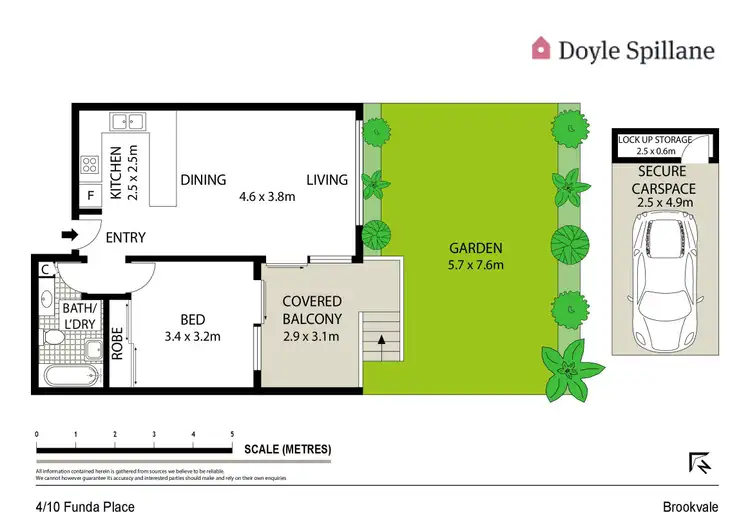 Floorplan of Homely apartment listing, 4/10 Funda Place, Brookvale NSW 2100