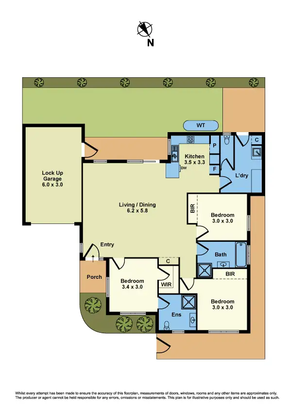 Floorplan of Homely unit listing, 2/9 Metherall Street, Sunshine North VIC 3020