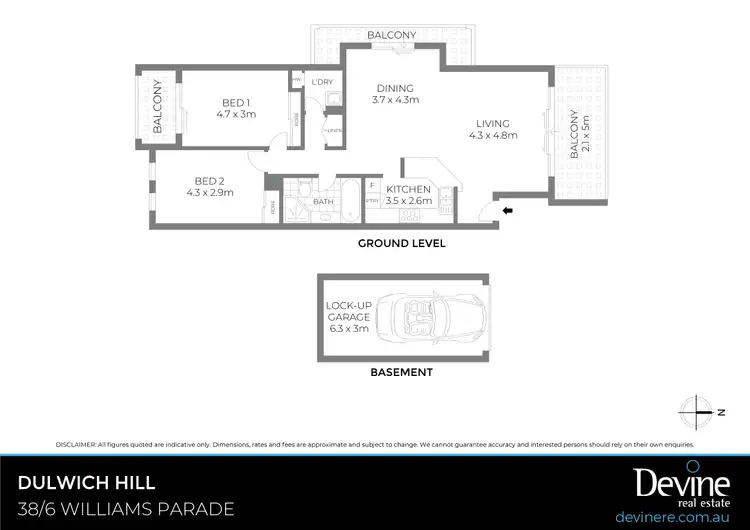 Floorplan of Homely apartment listing, 38/6 Williams Parade, Dulwich Hill NSW 2203