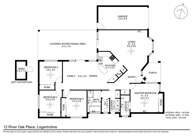 Floorplan of Homely house listing, 12 River Oak Place, Loganholme QLD 4129