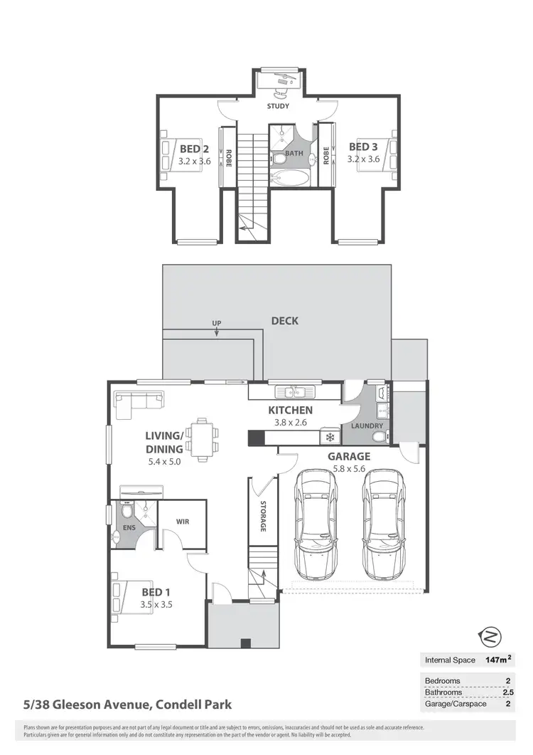 Floorplan of Homely townhouse listing, 5/38 Gleeson Avenue, Condell Park NSW 2200
