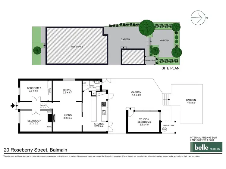 Floorplan of Homely house listing, 20 Roseberry Street, Balmain NSW 2041