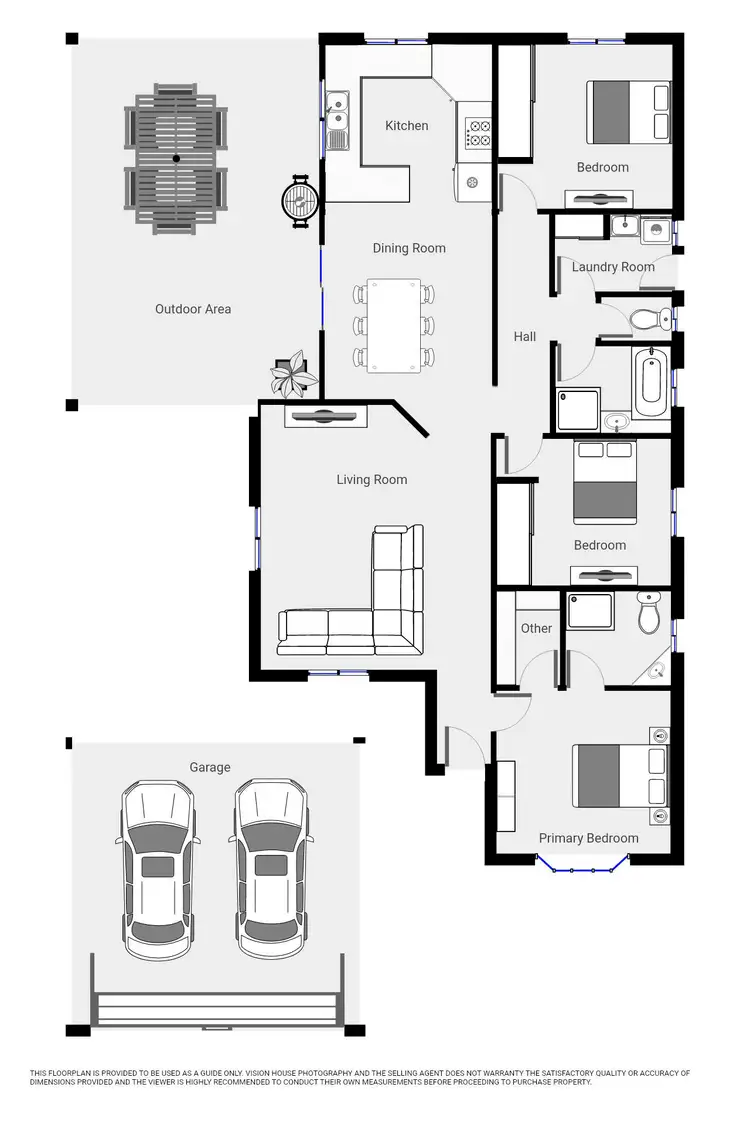 Floorplan of Homely house listing, 10 Herston Drive, Mildura VIC 3500
