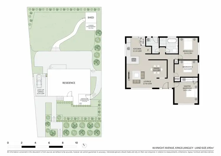 Floorplan of Homely house listing, 46 Knight Avenue, Kings Langley NSW 2147