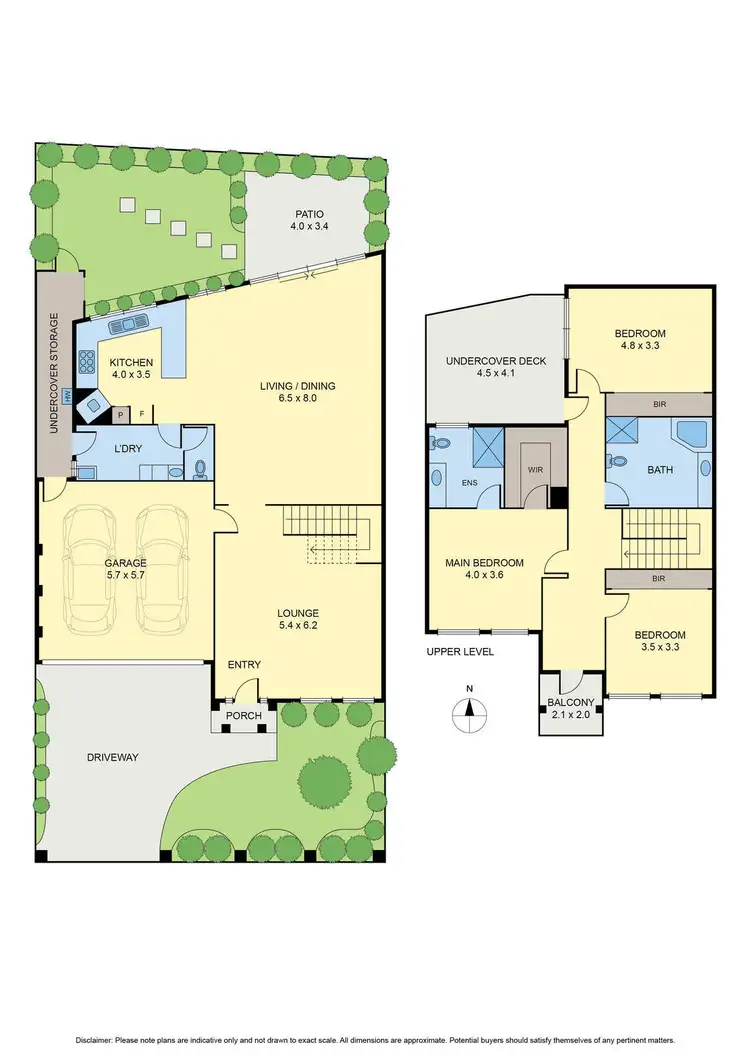 Floorplan of Homely townhouse listing, 32a Lind Street, Strathmore VIC 3041