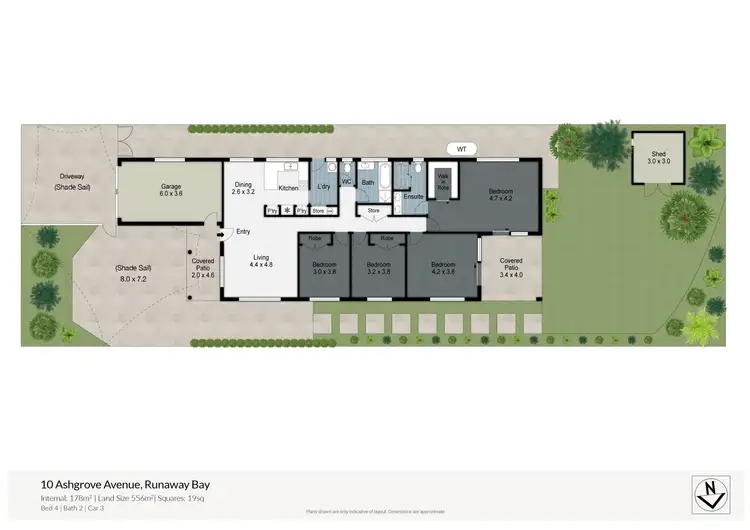 Floorplan of Homely house listing, 10 Ashgrove Avenue, Runaway Bay QLD 4216