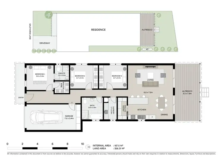 Floorplan of Homely unit listing, 58A Saleyards Lane, Mudgee NSW 2850
