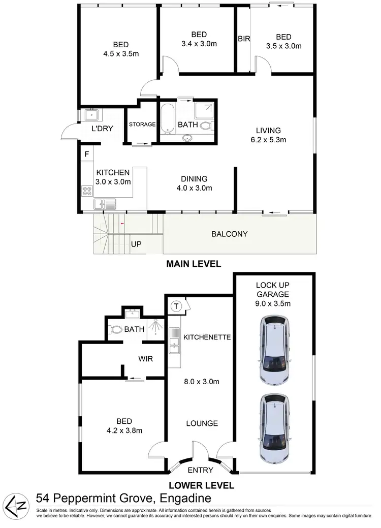 Floorplan of Homely house listing, 54 Peppermint Grove, Engadine NSW 2233