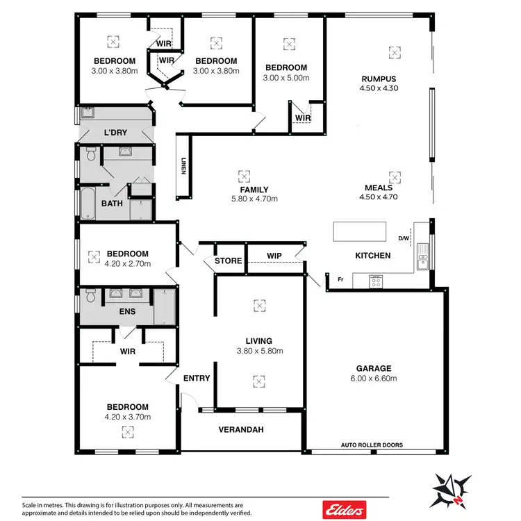 Floorplan of Homely house listing, 107 Rapid Drive, Mccracken SA 5211