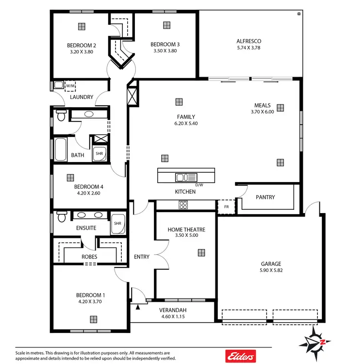 Floorplan of Homely house listing, 17 Warland Avenue, Victor Harbor SA 5211
