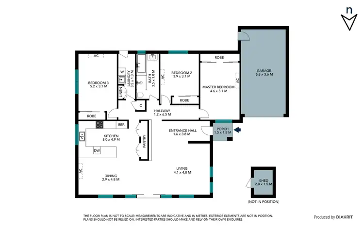 Floorplan of Homely unit listing, 2/16 McLeod Street, Thomastown VIC 3074