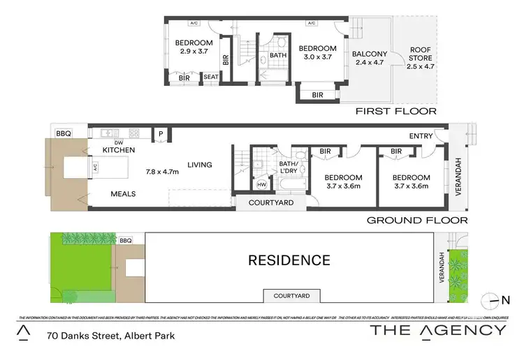 Floorplan of Homely house listing, 70 Danks Street, Albert Park VIC 3206