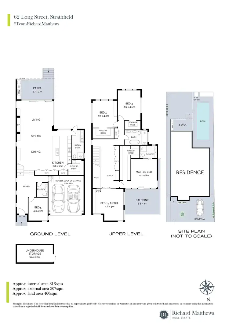 Floorplan of Homely house listing, 62 Long Street, Strathfield NSW 2135