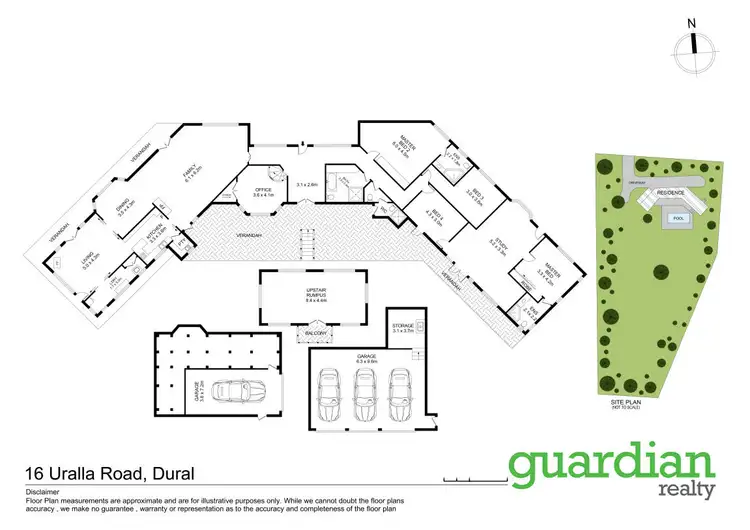 Floorplan of Homely rural property listing, 16 Uralla Road, Dural NSW 2158