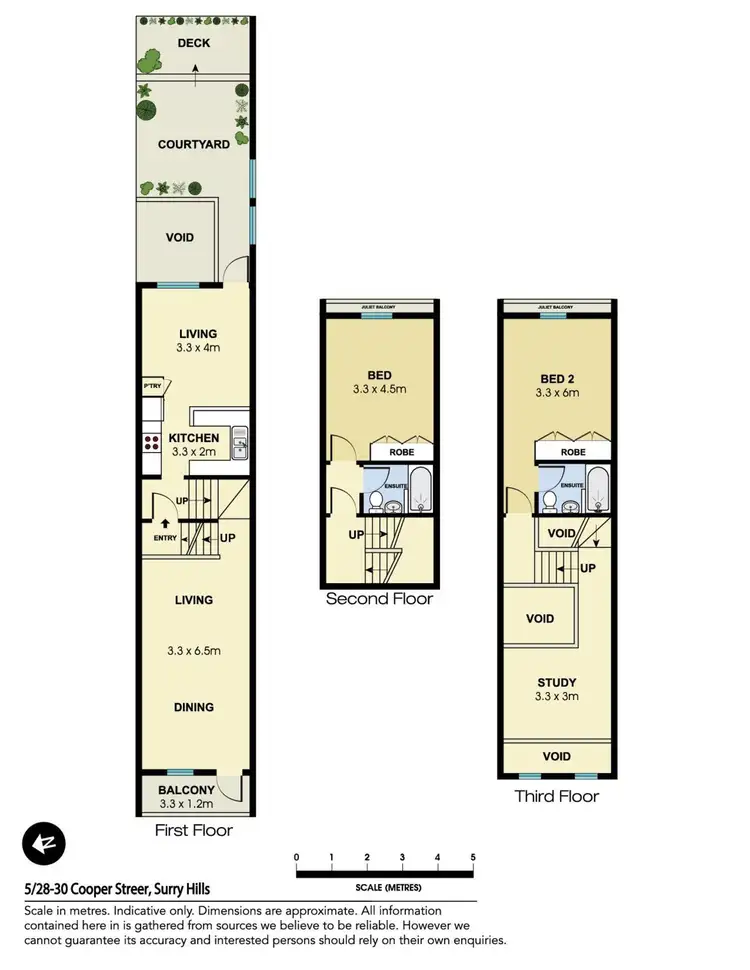 Floorplan of Homely apartment listing, 5/28-30 Cooper Street, Redfern NSW 2016
